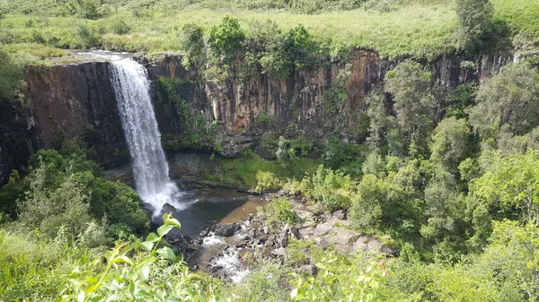 Wasserfall Rund Den Natal Drakensberg Nationalpark Südafrika — Stockfoto