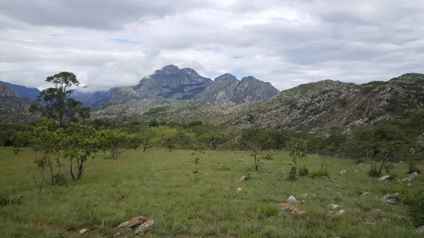 Zimbabwe Deki Chimanimani Ulusal Parkı Nın Çevresindeki Sıradağlar — Stok fotoğraf