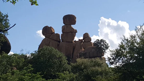 Bergformation Vid Matobo Nationalpark Zimbabwe — Stockfoto