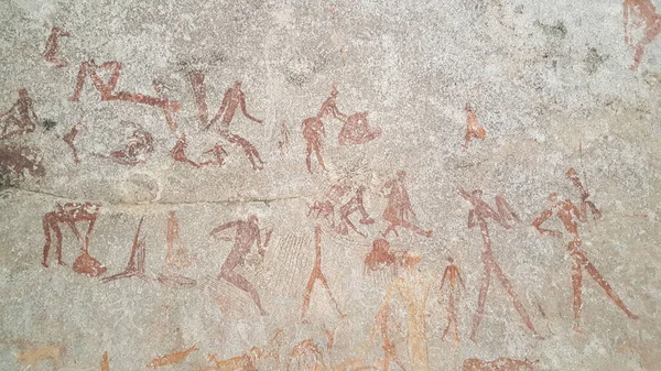 Arte Rupestre Parque Nacional Matobo Zimbabue — Foto de Stock