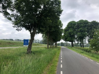 Hollanda 'da Aalten civarında Almanya sınır işareti