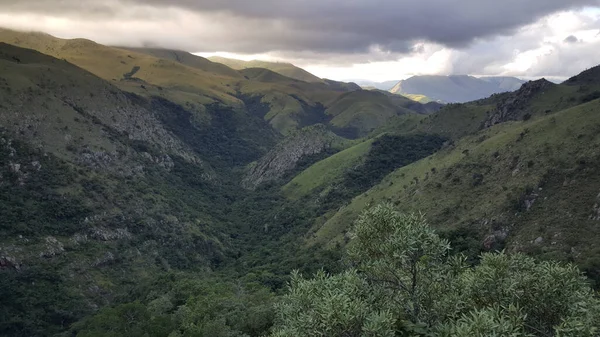 Paisaje Parque Nacional Malolotja Una Reserva Natural Suazilandia — Foto de Stock