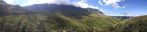 Panorama Pohoří Drakensberg Jižní Africe — Stock fotografie