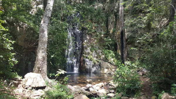 Vattenfall Vid Lekgalameetse Provincial Park Sydafrika — Stockfoto