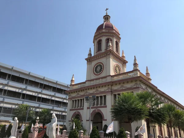 Kostel Santa Cruz Katolický Kostel Bangkoku Thajsko — Stock fotografie