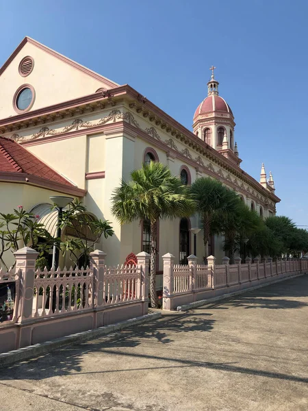 サンタクルーズ教会 Santa Cruz Church タイのバンコクにあるカトリック教会 — ストック写真