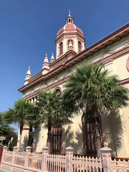 Iglesia Santa Cruz Una Iglesia Católica Bangkok Tailandia — Foto de Stock