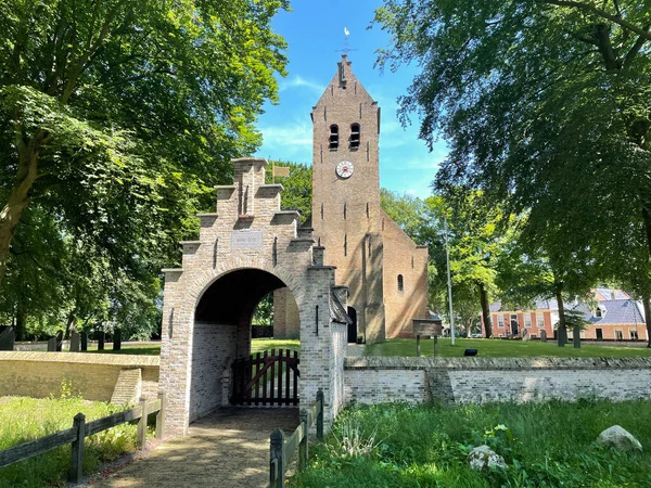 Kyrkan Oldeberkoop Friesland Nederländerna — Stockfoto
