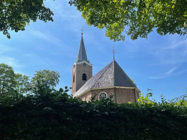 Iglesia Pueblo Beesterzwaag Friesland Los Países Bajos —  Fotos de Stock