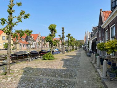 Friesland, Hollanda 'daki Sloten şehri.