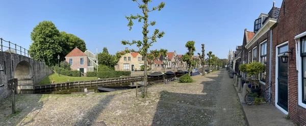 Panorama Ville Sloten Friesland Pays Bas — Photo