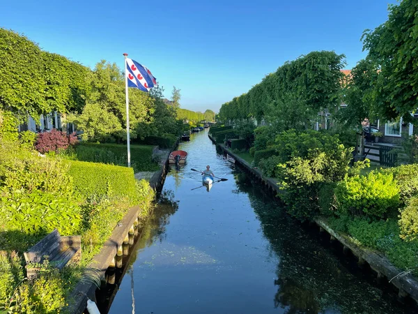 Hollanda Friesland Ijlst Teki Kano Gezisinde — Stok fotoğraf