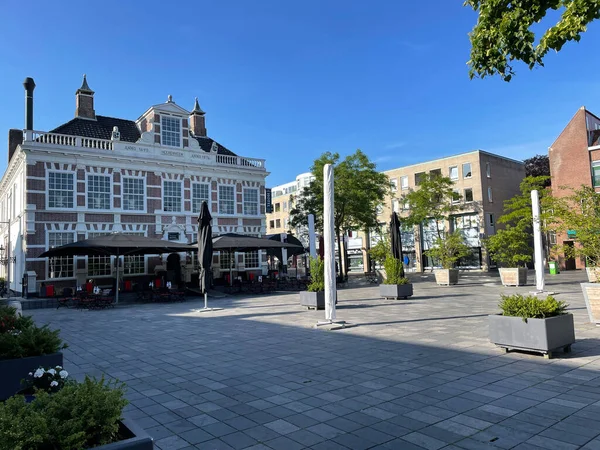 Palazzo Storico Nel Centro Storico Heerenveen Frisia Paesi Bassi — Foto Stock