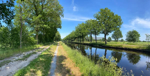 Kanaal Rond Hemrik Friesland Nederland — Stockfoto