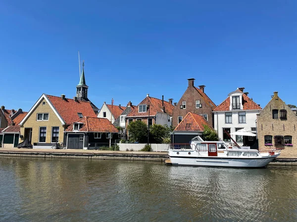 Het Oude Centrum Van Makkum Friesland — Stockfoto