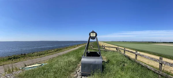 Monumento Cierre Del Dique Noordoostpolder Los Países Bajos — Foto de Stock