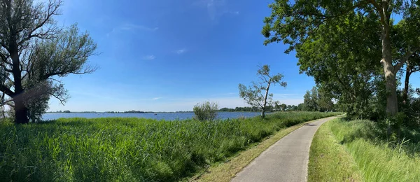 Панорама Пейзажа Вокруг Озера Гиеторн Нидерландах — стоковое фото