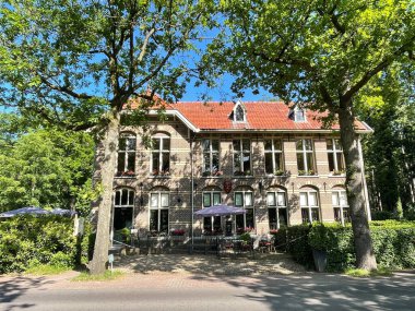 Hollanda, Drenthe 'deki Frederiksoord' da bir koloni evi.