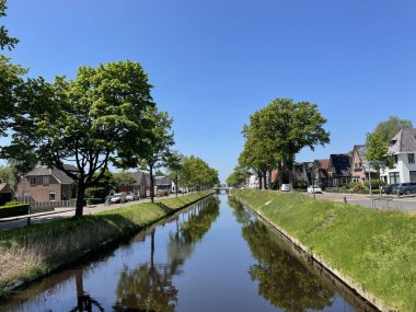 Hollanda, Friesland 'daki Oosterwolde Kanalı
