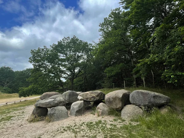 Dolmen Noorderduinen Drenthe Netherlands — стоковое фото