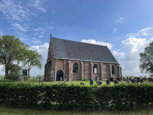 Vecchia Chiesa Katlijk Frisia Paesi Bassi — Foto Stock