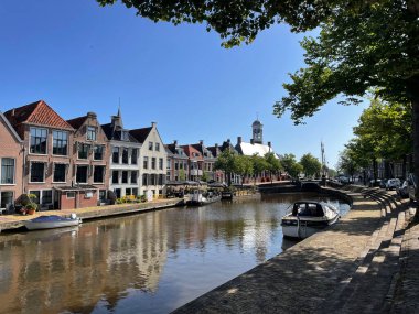 Hollanda 'nın Friesland kentindeki Dokkum kasabası.