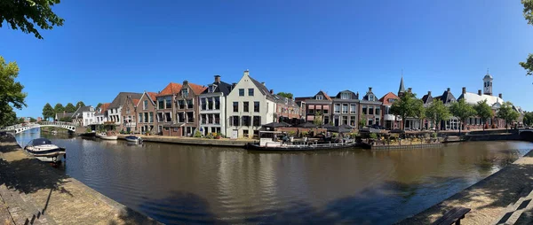 Panorama Old Town Dokkum Friesland Netherlands — Stock Photo, Image