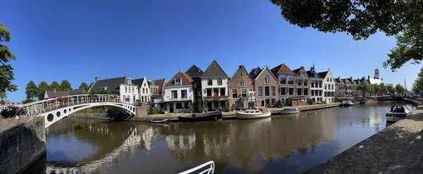 Panorama Dal Centro Storico Dokkum Frisia Paesi Bassi — Foto Stock