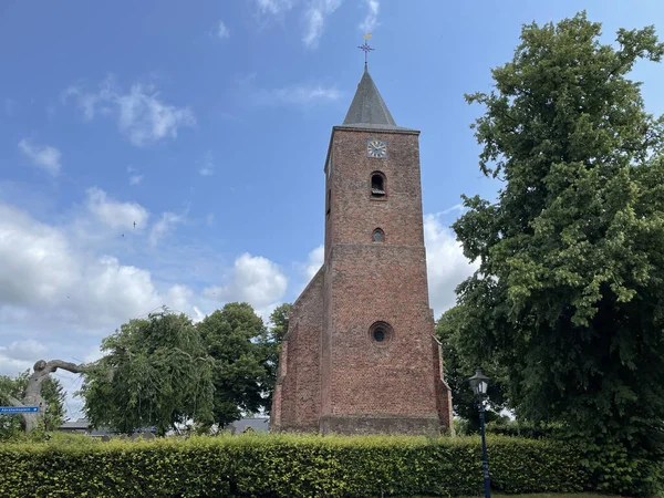 Kerk Augustinusga Friesland — Stockfoto