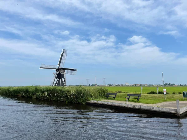 Windmill Akkrum Friesland Netherlands — Stock Photo, Image