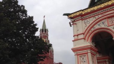 Aziz Basil Katedrali Moskova'daki kremlin