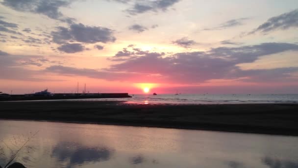 Coucher de soleil à Quepos Costa Rica — Video