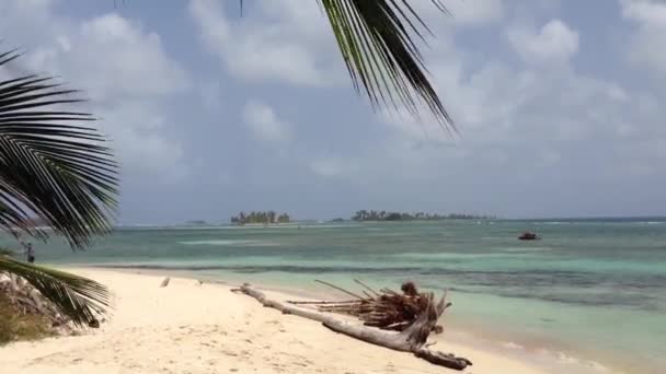 San Blas öarna i Panama — Stockvideo