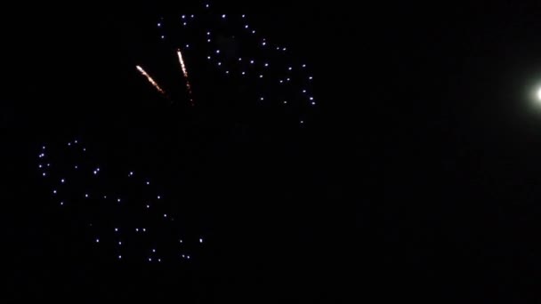 Feux d'artifice au festival Tapati sur l'île de Pâques, Rapa Nui