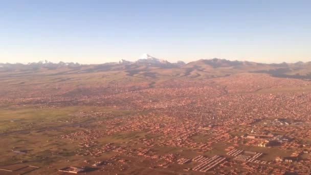 抵达玻利维亚拉巴斯机场 — 图库视频影像