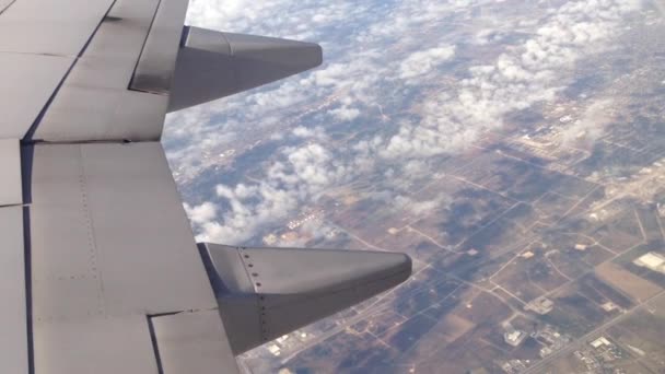 飞越美国德克萨斯州，得克萨斯州 — 图库视频影像