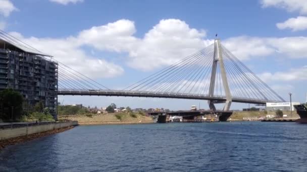 Anzac brug in Sydney, Australië — Stockvideo