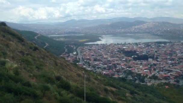 Linbanan i cochobamba, bolivia — Stockvideo