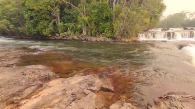 Zambiya 'daki Ngonye Şelalesinden Pan