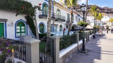 Eski Puerto de Mogan kasabasından Pan Gran _ Canaria 'da pitoresk bir balıkçı köyü