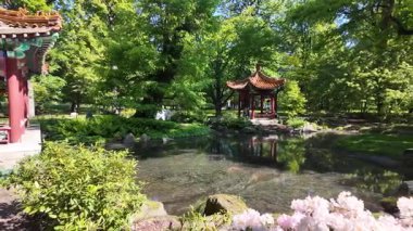 Pan, Polonya, Varşova 'daki azienki parkındaki Çin Bahçesinden.