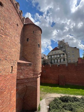 Varşova Barbika Ortaçağ tahkimatları Varşova 'da