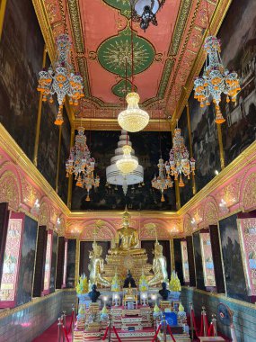 Bangkok 'un kuzeyinde Koh Kret Tapınağı, Tayland