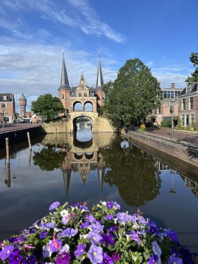 Sneek, Friesland 'daki su birikintisi Hollanda
