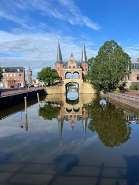 Sneek, Friesland 'daki su birikintisi Hollanda