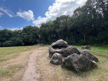 Drouwen Drenthe 'deki Dolmen Hollanda