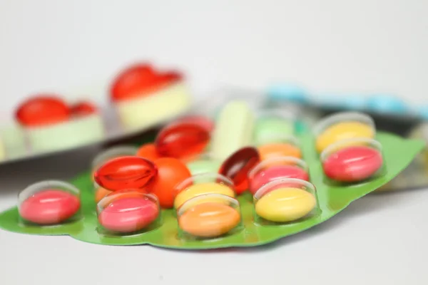 Pills background — Stock Photo, Image