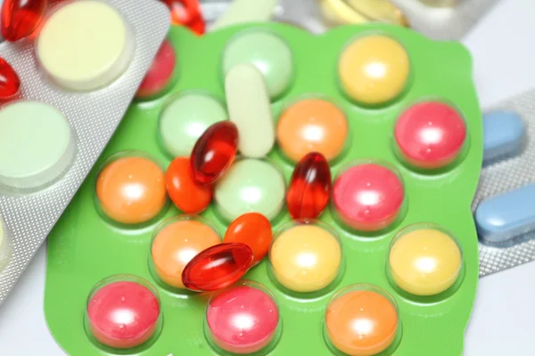 Pills background — Stock Photo, Image