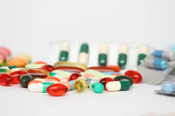 Pills background — Stock Photo, Image