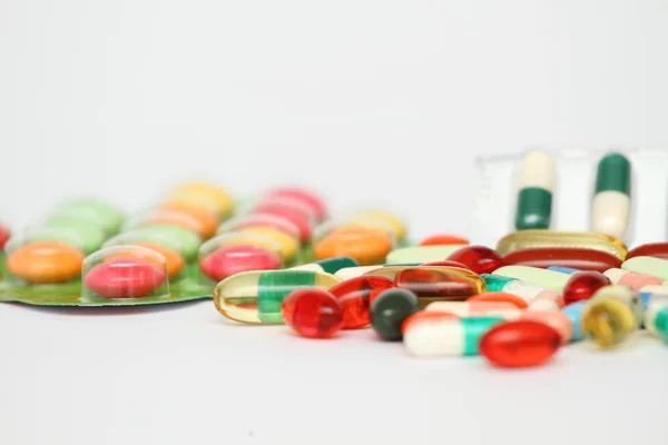 Pills background — Stock Photo, Image